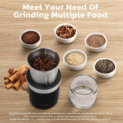 KYG M200B Electric Coffee Grinder 300W