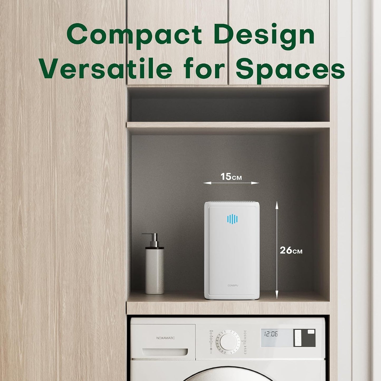 CONOPU DH-CS14 Dehumidifier 1100ml Quiet Portable for 20m²