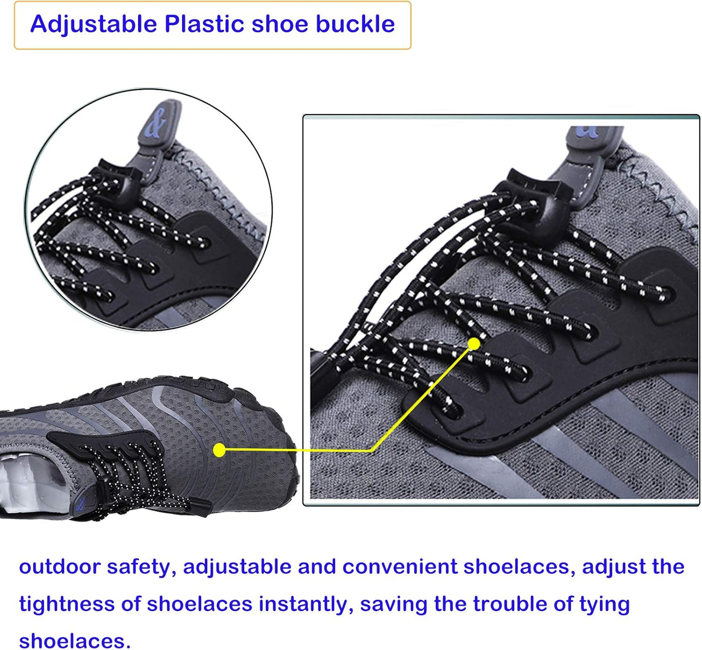 Unisex Quick Dry Aqua Barefoot Water Shoes for Swim Beach Outdoor Sports