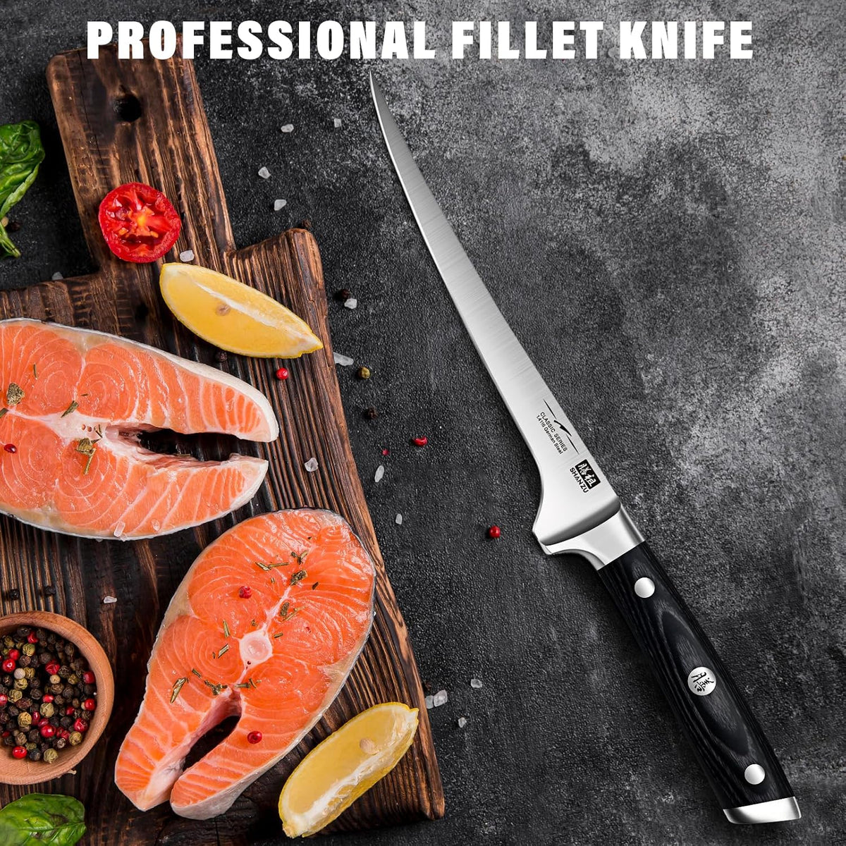 SHAN ZU Fish Filleting Knife 18cm