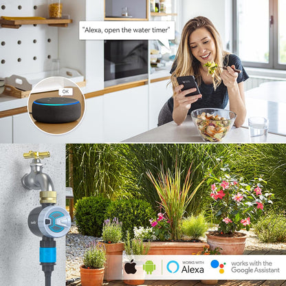 RAINPOINT Smart Wi‑Fi Sprinkler Timer with Bluetooth Control
