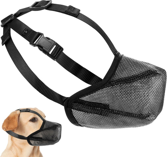 Adjustable Breathable Pet Mask Dog Muzzle for Small Medium Large Dogs Training