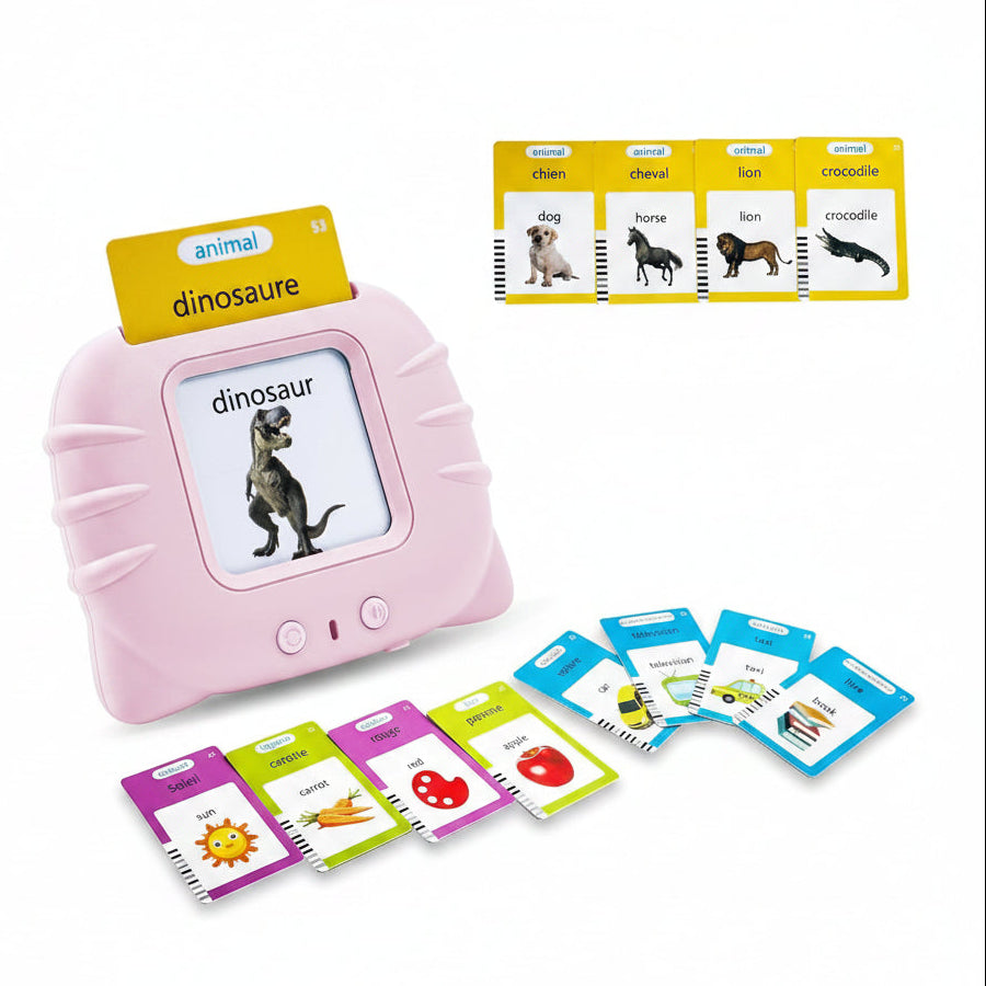 VANIKO Bilingual Talking Flash Cards Educational Learning Toy 112 Cards