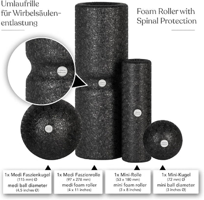 Liebscher & Bracht Fascia Roller Ball Set: Muscle Pain Relief, Mobility