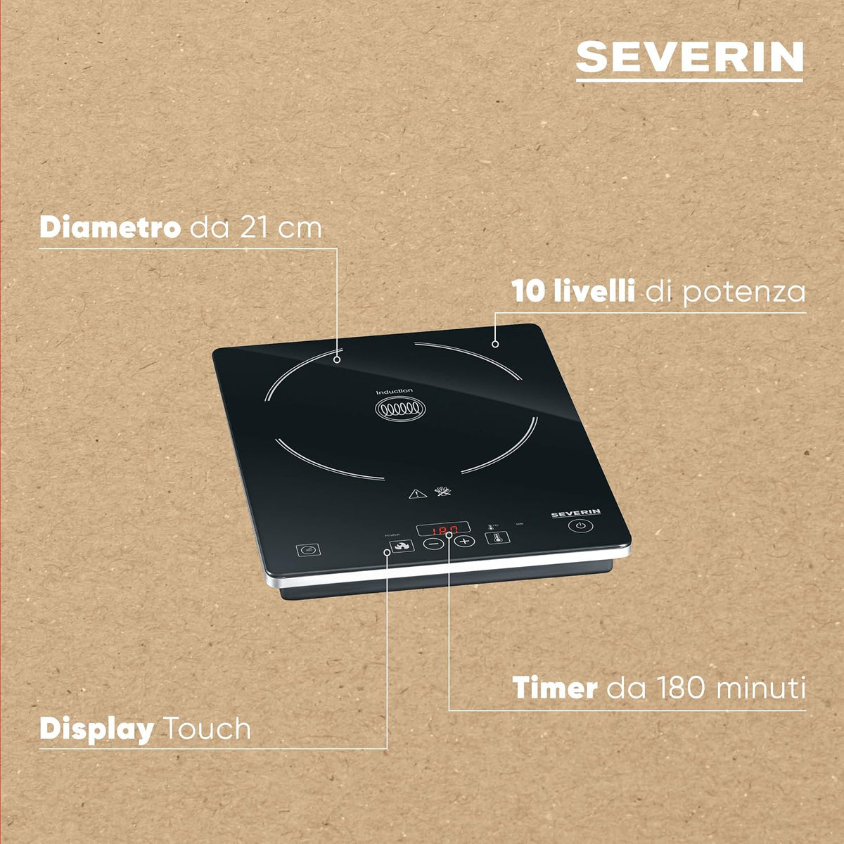 SEVERIN KP 1071 Induction Hob 2000W