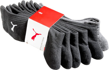 PUMA 3P Crew Socks Breathable Cushioned Sports Socks