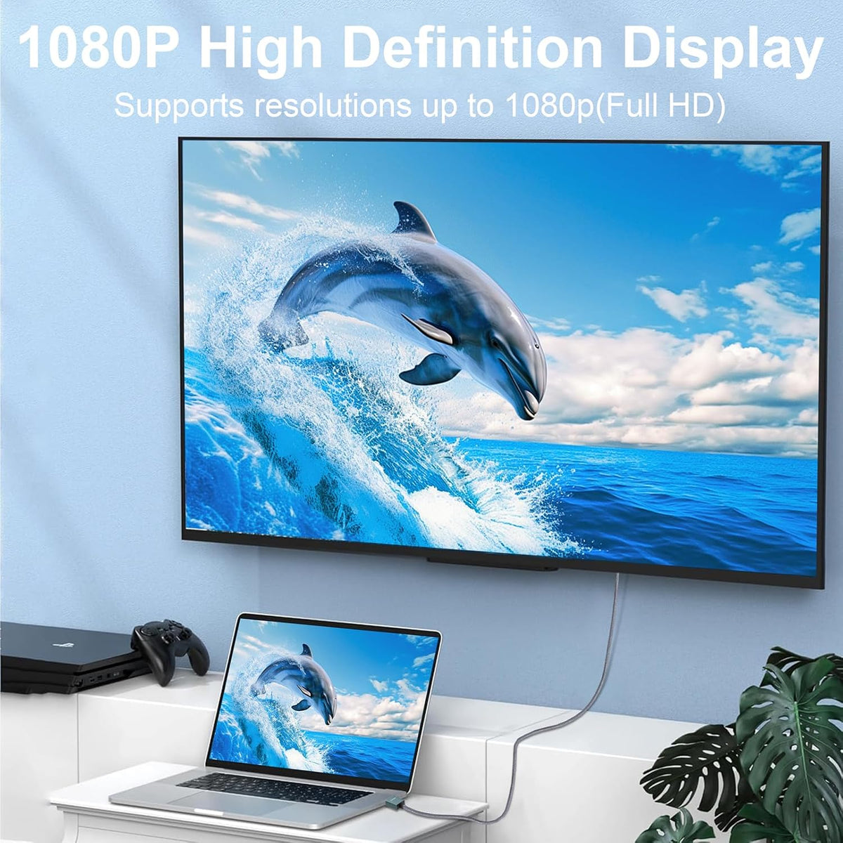 HDMI to VGA Adapter Cable