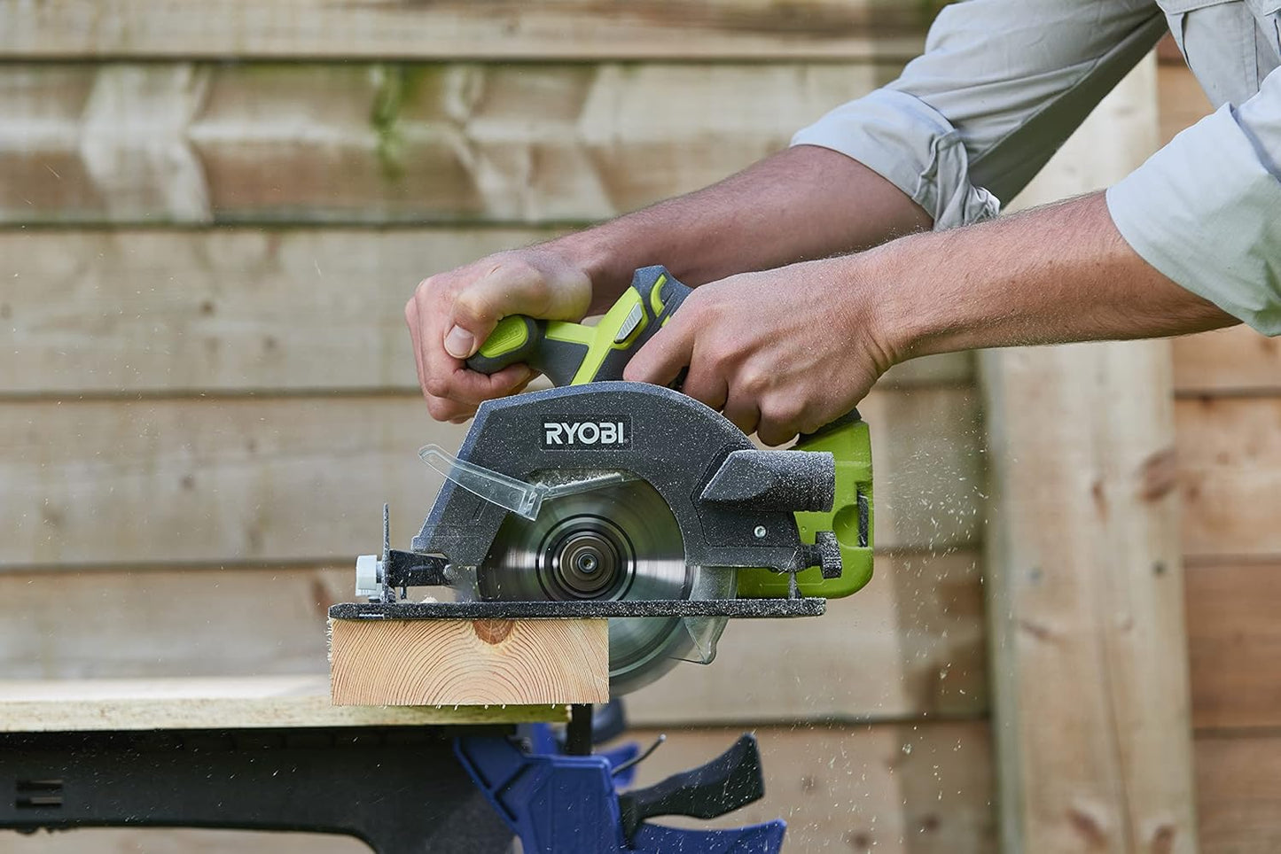 Ryobi R18CSP 18V Cordless Circular Saw 150mm Green Anthracite