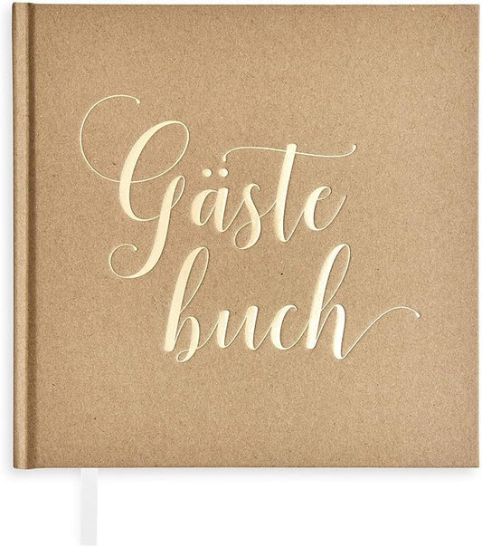 Wedding Guest Book with Elegant Hardcover