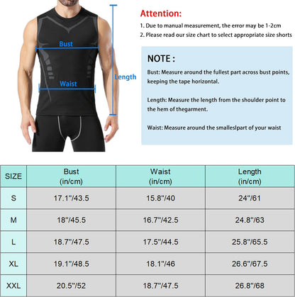 Smatstyle Men's Quick Dry Compression Sleeveless Sports Fitness Base Layer Tank Top