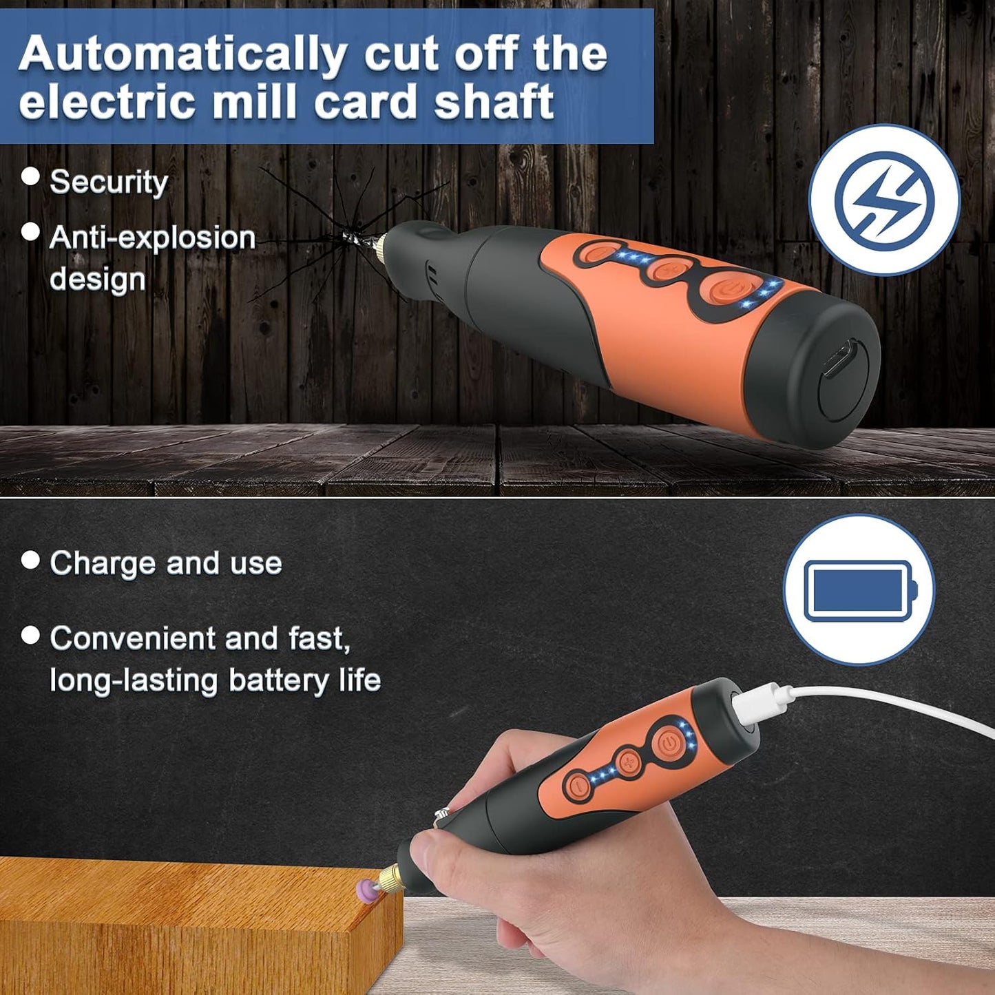 Vastar 135W Cordless Rotary Tool Kit with 210 Accessories