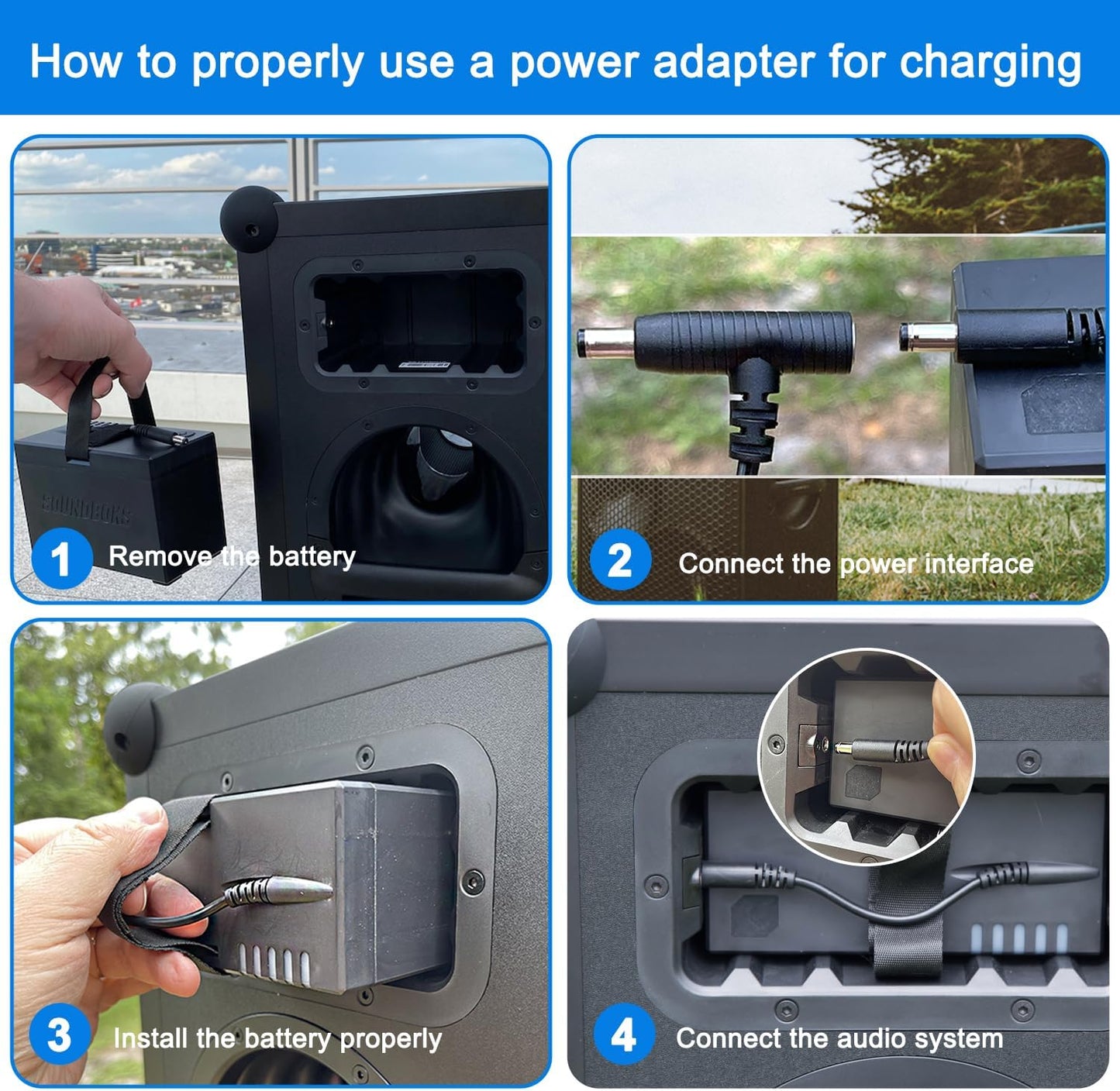 KFD 14V Power Supply Charger Adapter for SOUNDBOKS 1 2 3