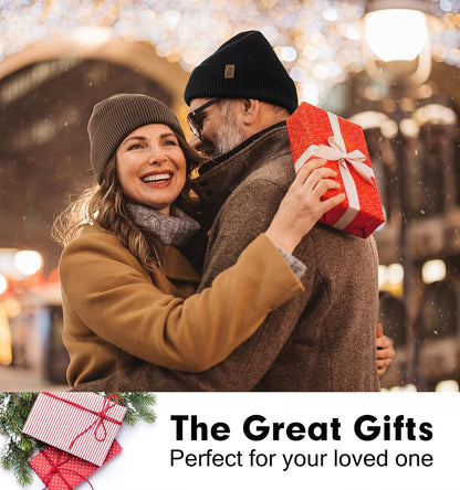 Wmcaps Plush Fleece Lined Winter Knit Beanie Hat for Men Women