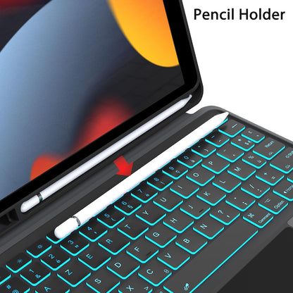 VANKEYPAD W-FR IP10.2 Keyboard Case for iPad 10.2 Inch