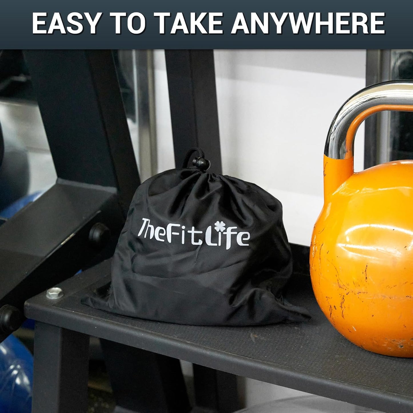 TheFitLife 5‑Piece Stackable Resistance Bands Set – Up to 300 lb