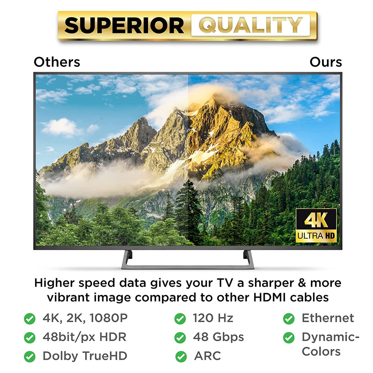 PowerBear 4K HDMI Cable