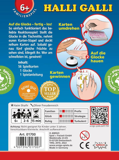 AMIGO Halli Galli Fast-Paced Fruit Card Game for Families