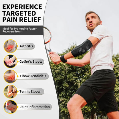 Ultimate Elbow Support Brace for Tendonitis, Tennis, Golf, and Weightlifting Pain Relief - Gomix Brands Outlet
