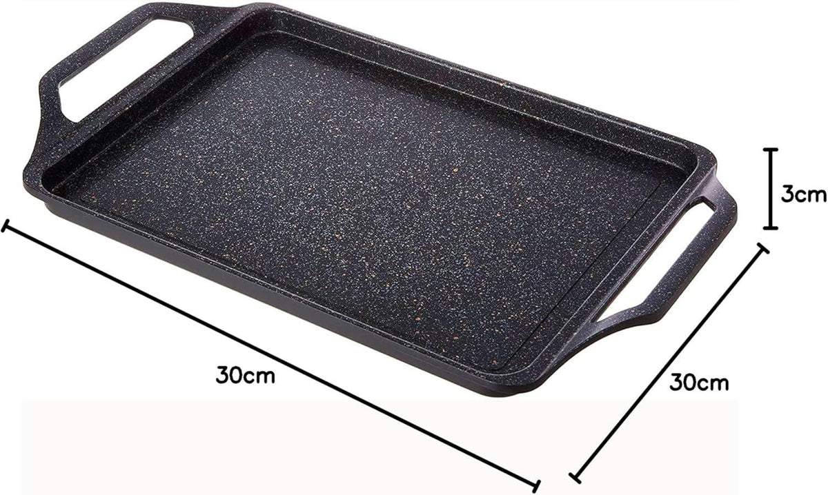 WECOOK Ecochef Titanium Induction Grill Plate 43x25 cm Black - Gomix Brands Outlet