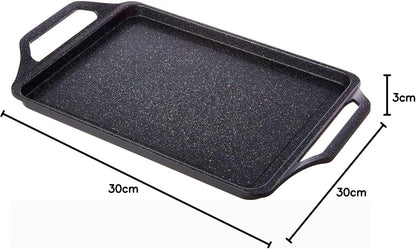 WECOOK Ecochef Titanium Induction Grill Plate 43x25 cm Black - Gomix Brands Outlet