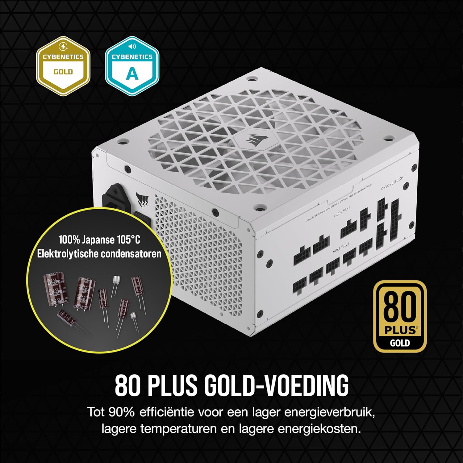 Corsair RM850x SHIFT 850W Fully Modular White Power Supply