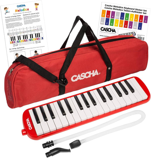 Cascha Melodica Instrument with Bag and Mouthpiece for Beginners