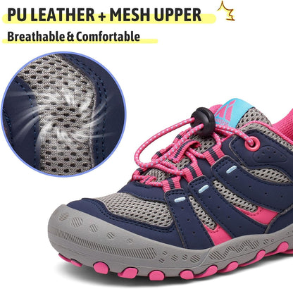 Mishansha Kids Water-Resistant Anti-Collision Hiking Boots for Active Toddlers
