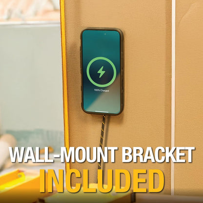DEWALT Heavy-Duty 15W MagSafe Wireless Charger with Wall Mount