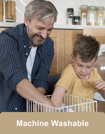 VeraCosy Men's Comfy Corduroy Memory Foam Scuff Slippers with Faux Shearling