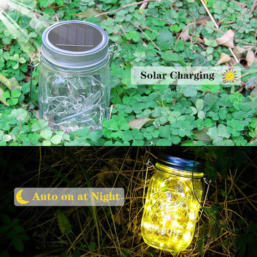 SUNACE Pack of 4 Solar Lanterns Outdoor Hanging 30 LED Warm White IP65 Waterproof Garden Lights