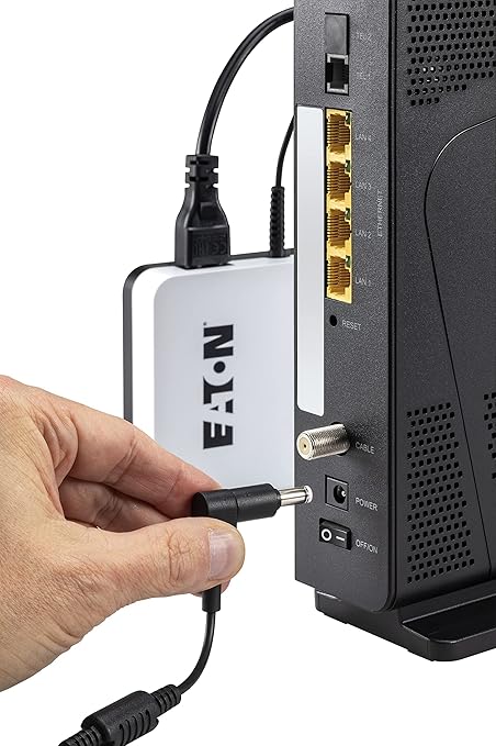 Eaton 3S Mini UPS 36W Compact Uninterruptible Power Supply for Small Devices