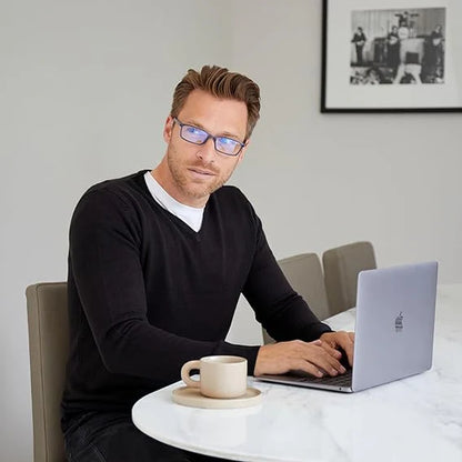 Opulize SEE Zero Strength Blue Light Glasses – Clear Non‑Magnifying Lens