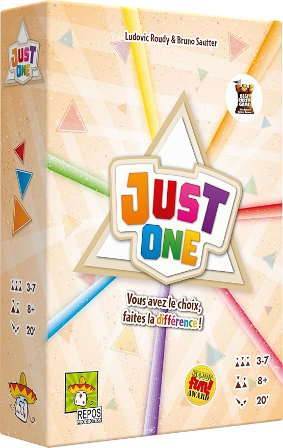 Just One French Party Game – 3-7 Players, 550 Words