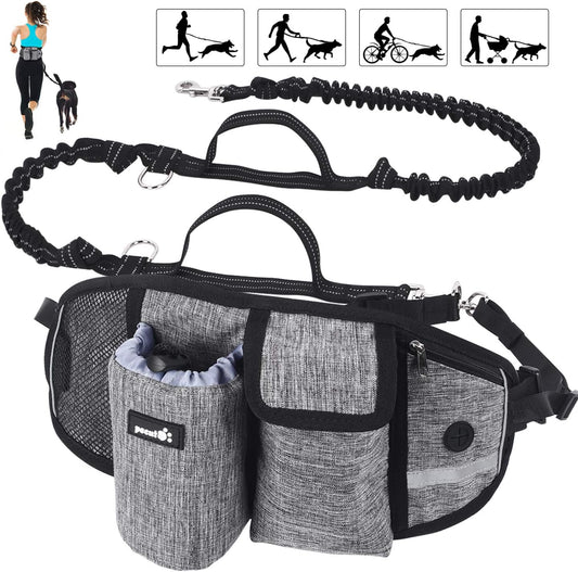 Pecute Hands-Free Dog Leash with Belt - Perfect for Running
