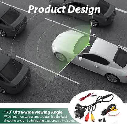 Tuwonwa SHEXIANGTOU-07 Car Backup Camera 12-LED