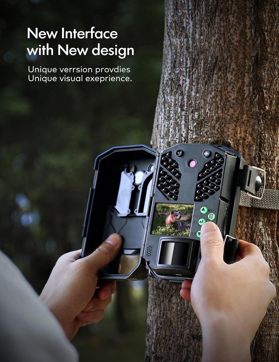 CEYOMUR 4K UHD 36MP Trail Camera with Night Vision & Motion Activation - Gomix Brands Outlet