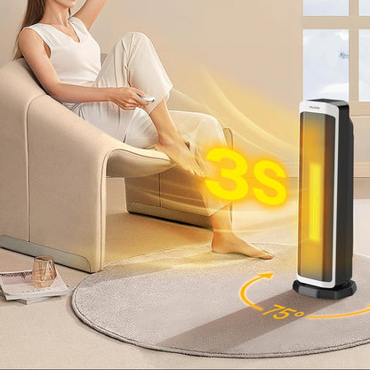 PELONIS Tower Heater 2000W with Remote Control White PHT20A4ABWDE