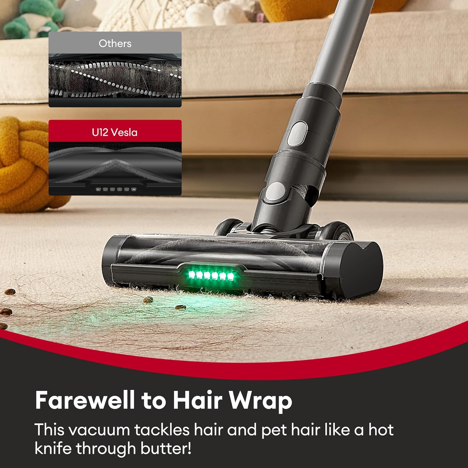 Ultenic U12 Vesla Cordless Stick Vacuum with 450W Motor