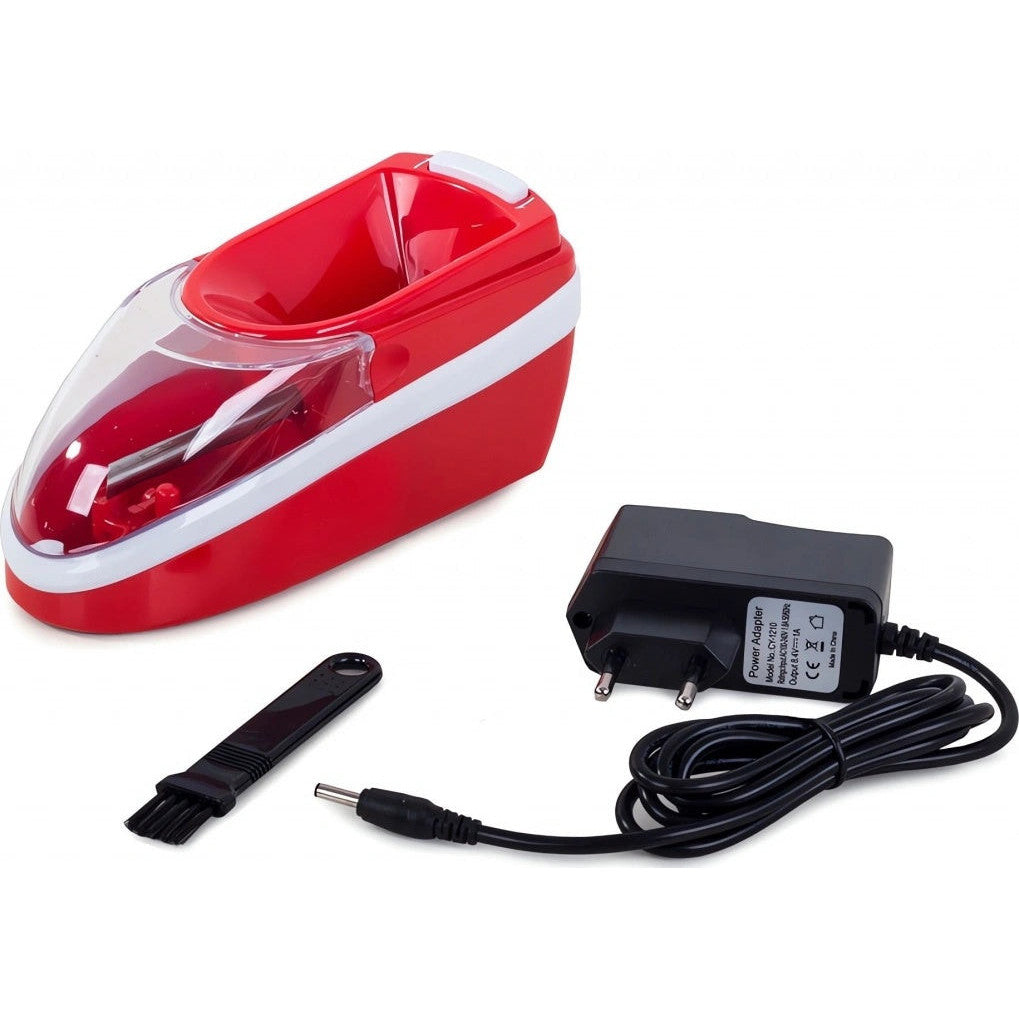 GR Gerui Electric Cigarette Rolling Machine 12 003 Red - Fast & Easy Tobacco Injector
