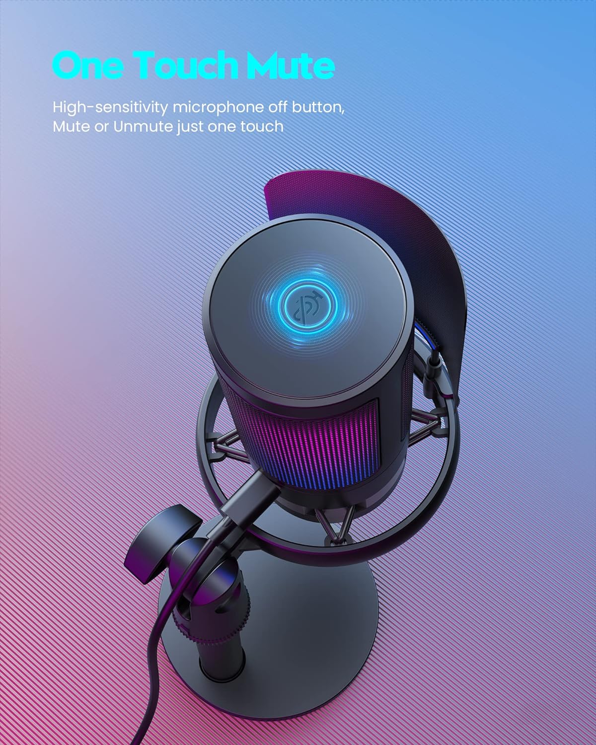 COCONISE ME6S USB Gaming Condenser Microphone
