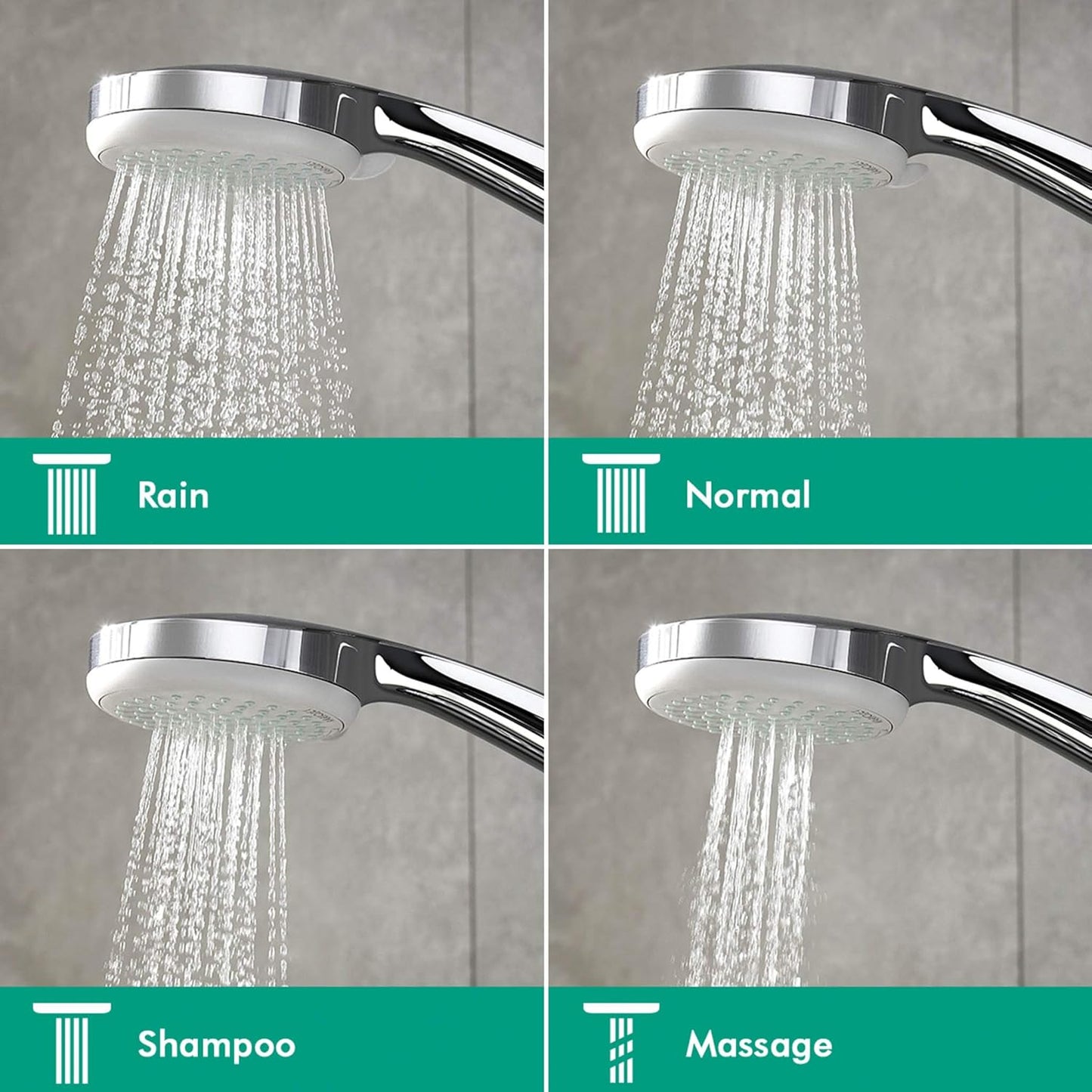 Hansgrohe Croma 100 Hand Shower – 4 Jet Chrome Finish