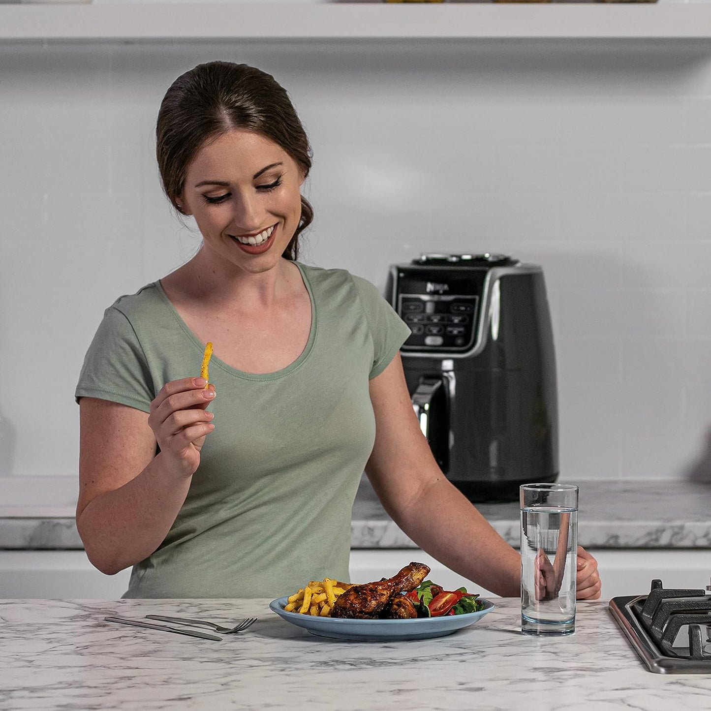 Ninja AF160EU 5.2L Family-Sized Air Fryer with 6 Functions