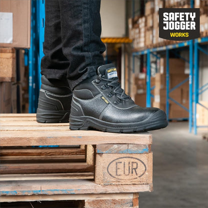 Safety Jogger Bestboy Men's Construction Steel Toe Work Boots