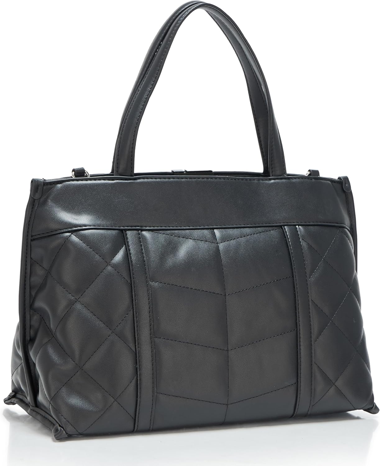 Steve Madden Belia Chevron Quilted Satchel – Chic Convertible Crossbody