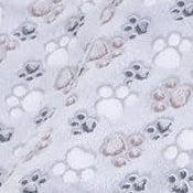 Warm Paw Print Pet Blanket for Dogs and Cats