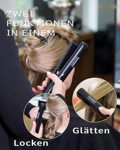 Tondeo Cerion Plus 3.0 Hair Straightener, Black - Gomix Brands Outlet