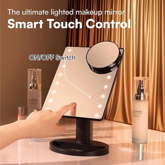 H&S HS-16LED LED Illuminated Cosmetic Mirror