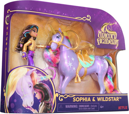 Unicorn Academy Sophia & Wildstar 12cm Articulated Figure Set