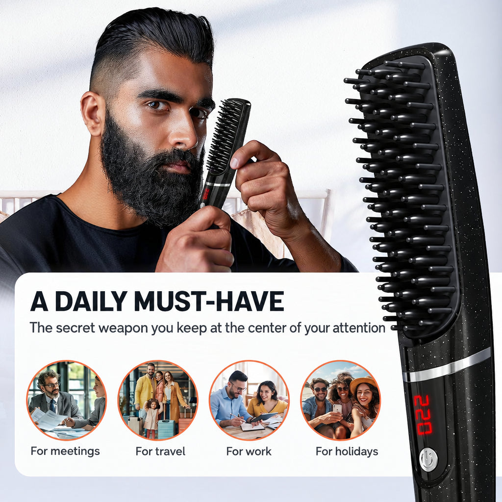 YAIAWISU Beard Straightening Brush A6288