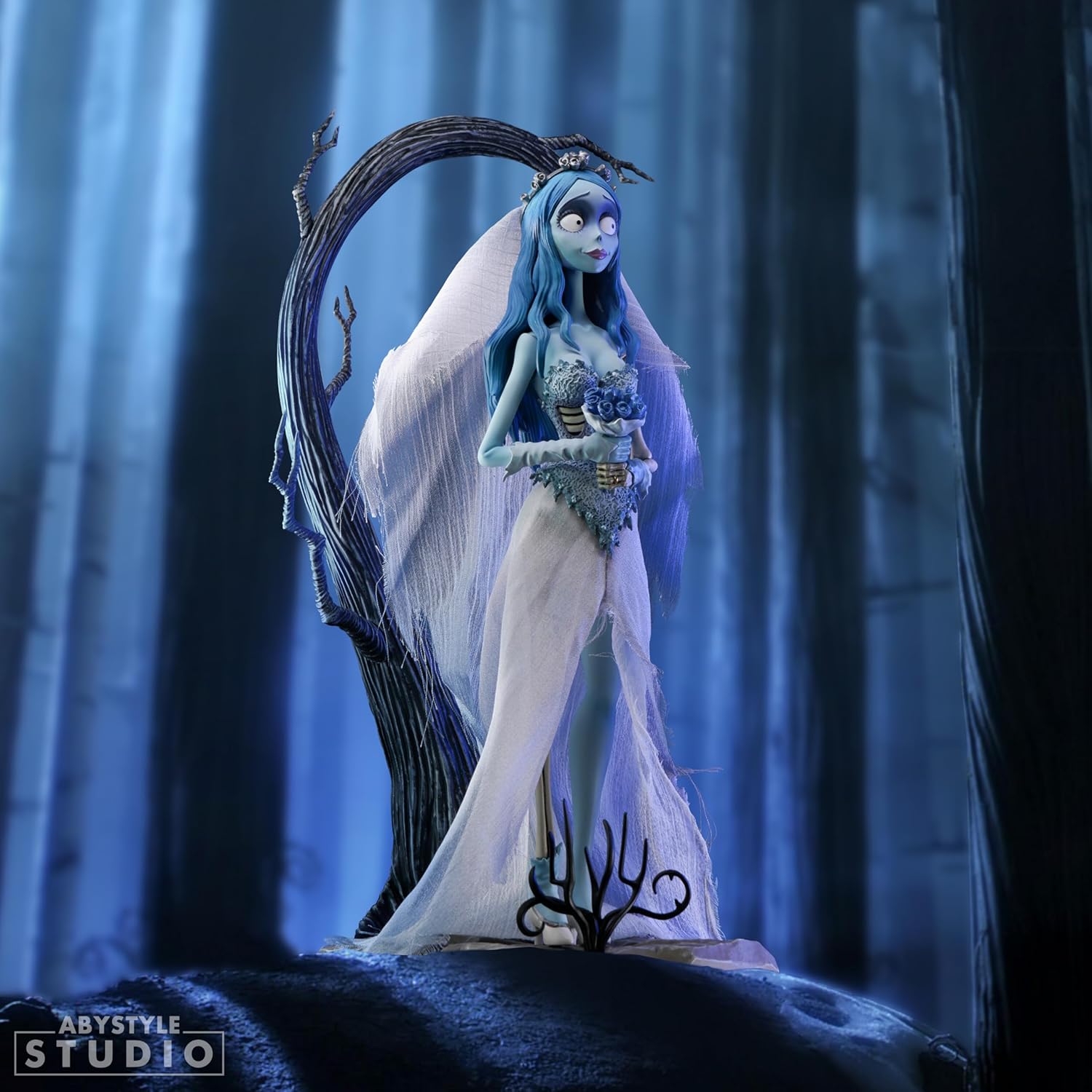 ABYstyle Corpse Bride Emily Collectible Figurine with Fabric Dress